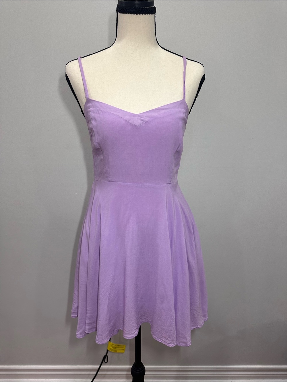 TALULA TNA ARITZIA Lilac Spaghetti-Strap Fit & Flare Dress Size 2